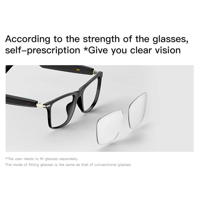 M01 Wireless Music Earphone Smart Eyeglasses IP68 Waterproof Bluetooth-Compatible Glasses Audio Eyewear - 7