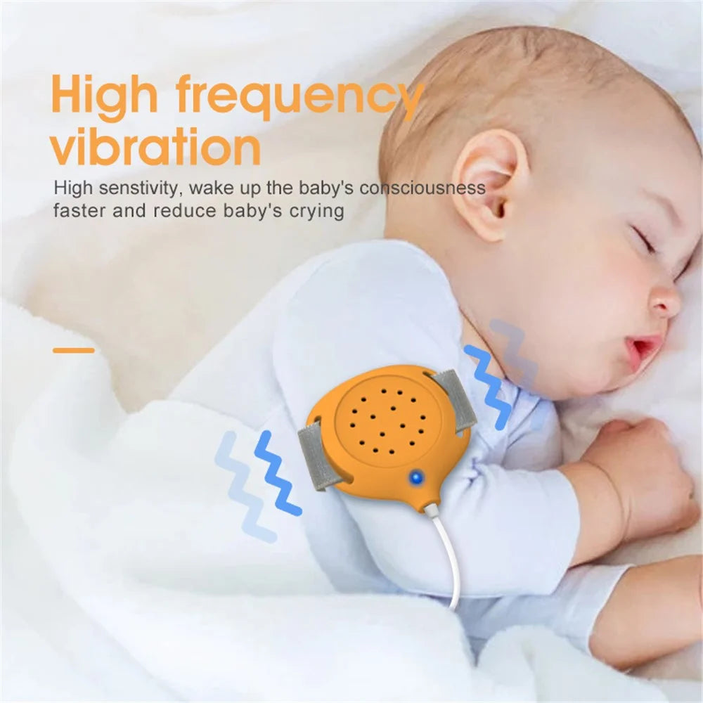H-01A Magnetic Bettwetting Sensor Monitor for Kids Wired Night Pee Alarm with Sound and Vibration - Orange - 5