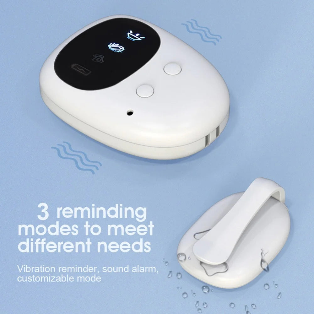 TXQ-02 Wireless Detachable Bedwetting Alarm for Infants  /  Elderly 3 Modes Nighttime Urine Sensor (With Black Screen) - 6