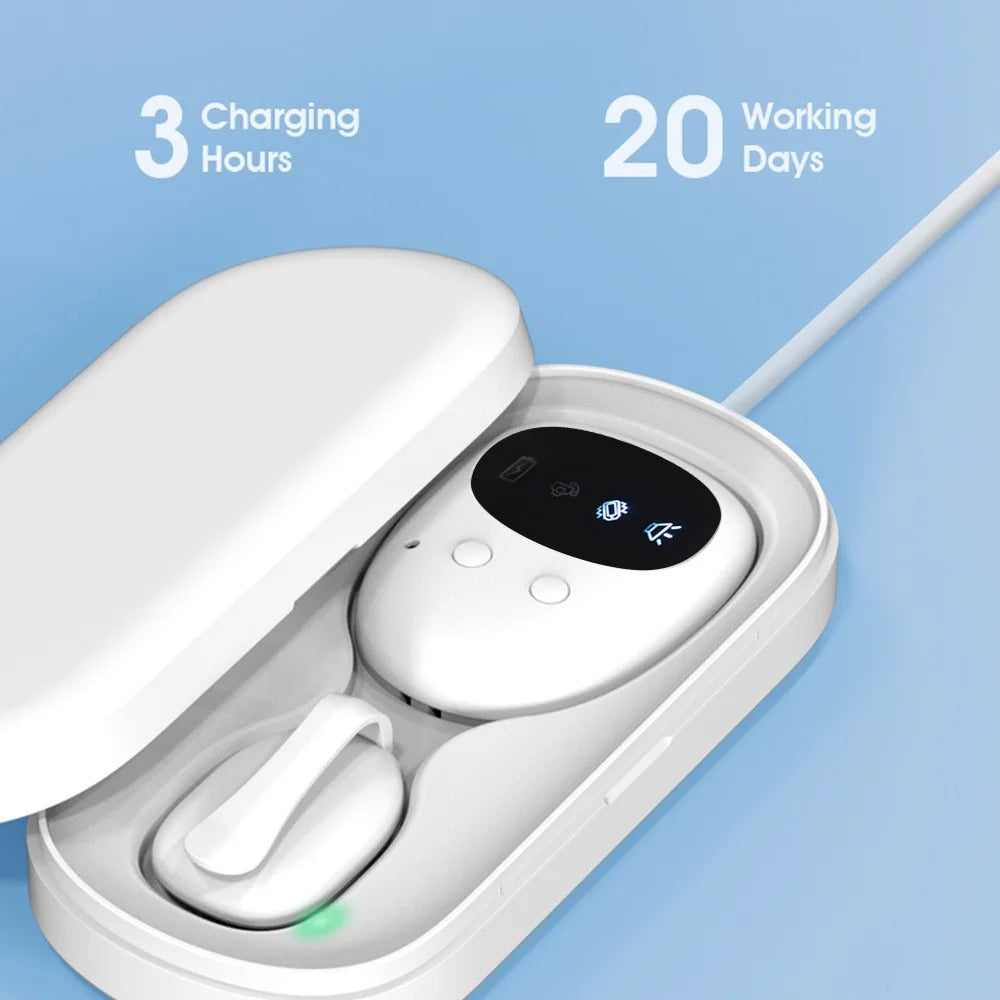 TXQ-02 Wireless Detachable Bedwetting Alarm for Infants  /  Elderly 3 Modes Nighttime Urine Sensor (With Black Screen) - 7