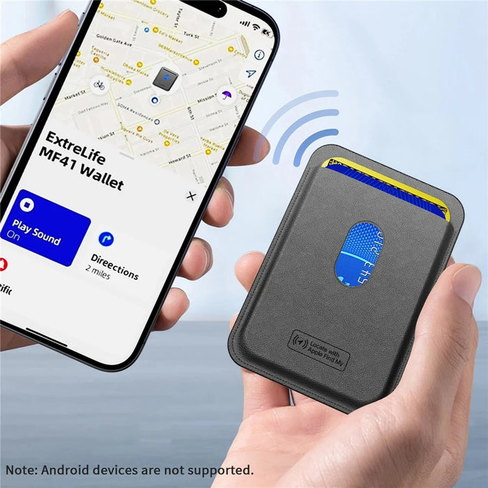 K03 Card Holder Design Magnetic Global Finder Key Wallet Anti-Lost Tracker Compatible with iOS - 4