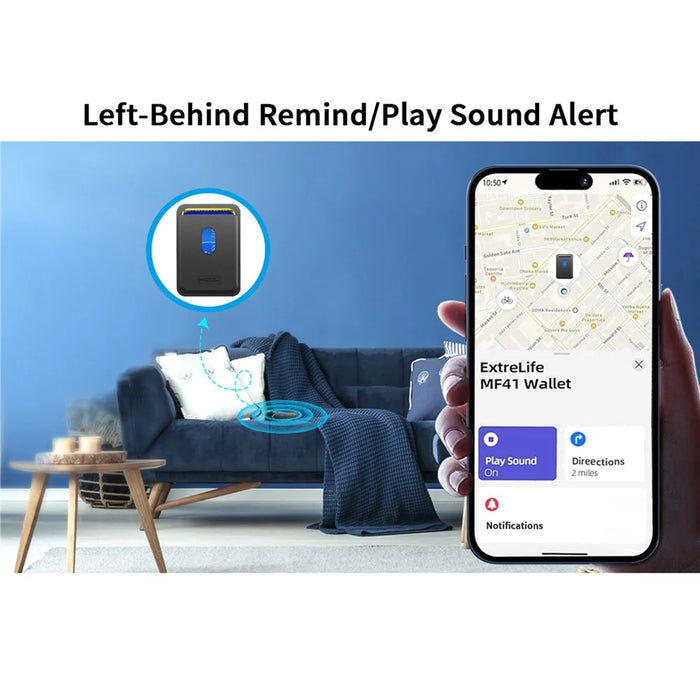 K03 Card Holder Design Magnetic Global Finder Key Wallet Anti-Lost Tracker Compatible with iOS - 5