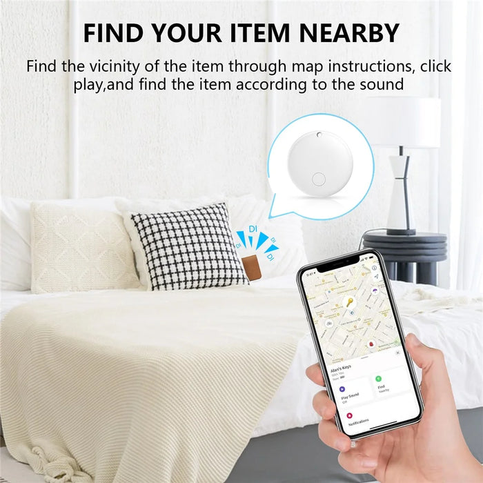 T01 Bicycle Bell Design Key Wallet Anti-Lost Tracker Smart Finder for iOS Only - 2