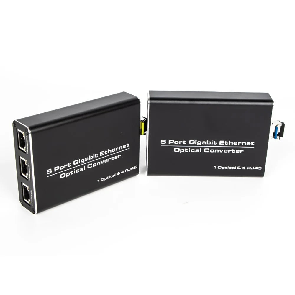 HW6 1 Fiber 4 Ethernet Gigabit SFP Transceiver Module with TX / RX 1.25G Single Mode Single Fiber Transmission Adapter - 7