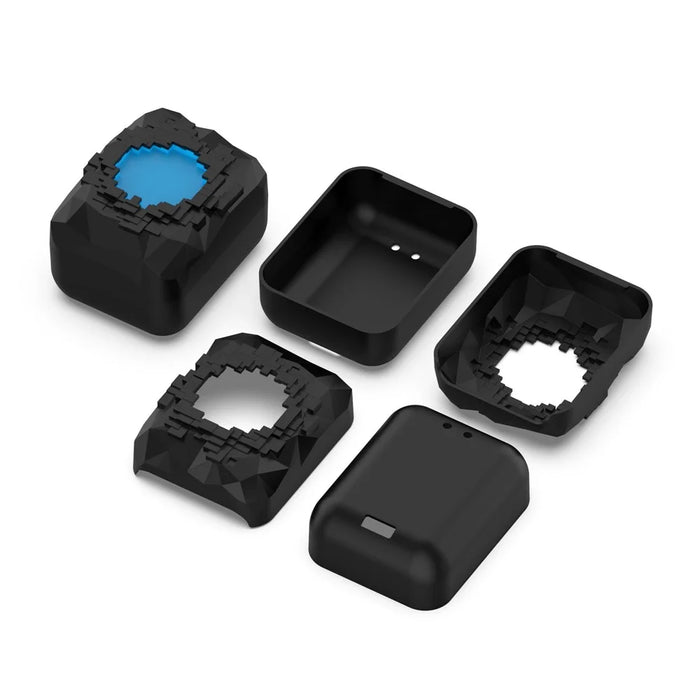 For Bitzee Magicals Interactive Toy Silicone Protective Case Electronic Pet Machine Shock Absorption Dust Proof Cover with Lanyard - Black - 7