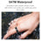 R09 Pedometer Smart Ring Heart Rate Blood Pressure Monitor Waterproof Bluetooth-Compatible Finger Ring - Black / Size 7 - 6