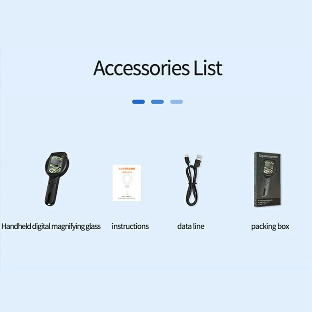 T54 Industrial Electronic Microscope High Definition Digital Magnifier Portable Jewelry Examination Tool - 7