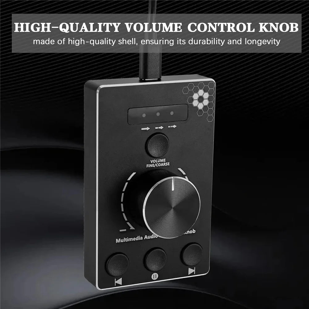 U8 Multimedia Volume Control Knob for Mac / Win 10 / 8 / 7 Aluminum Alloy Audio Adjuster with Mute Function - 5