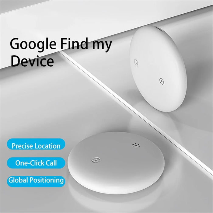 FM-01 Global Positioning Key Tracker Mini Finder Bluetooth-Compatible Device Finder - White - 4