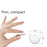 FM-01 Global Positioning Key Tracker Mini Finder Bluetooth-Compatible Device Finder - White - 6