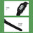 SKMEI 2325 Student Digital Watch Silicone Strap Square Electronic Wristwatch with EL Backlight - Transparent White+Black - 4
