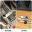 AHASTYLE PT-WE19 Desktop Cable Organizer Silicone Cord Management System Clip Holder - Black  /  Grey - 3