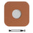 For Apple Mac Mini M4  /  M4 Pro Leather Case Protective Cover with Silicone Cable Ties - Brown - 1