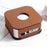 For Apple Mac Mini M4  /  M4 Pro Leather Case Protective Cover with Silicone Cable Ties - Brown - 3