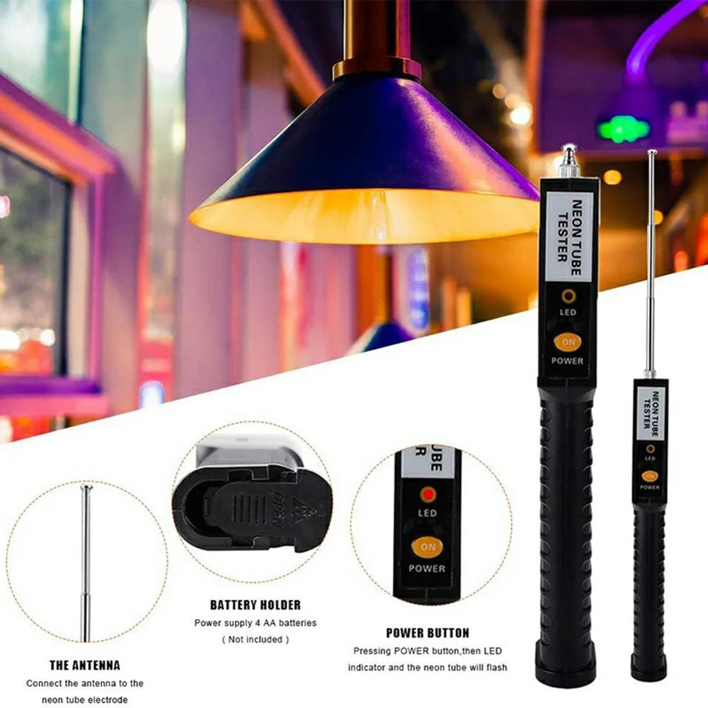 TS-990 LED Neon Light Tester Multifunctional Tube Detector for T4 T5 Lamps  /  Leakage Checker  /  Color Discriminator - 6