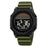 SKMEI 2358 Solar Powered Digital Watch Electronic Waterproof Sports Wristwatch with EL Backlight - Army Green - 2