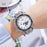 SKMEI 2411 Multifunction Electronic Watch Digital + Analog Display Transparent Case Luminous Wristwatch - White - 2