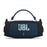 For JBL Charge 6 Soft Silicone Case Wireless Speaker Protective Cover with Shoulder Strap / Carabiner - Black - 4
