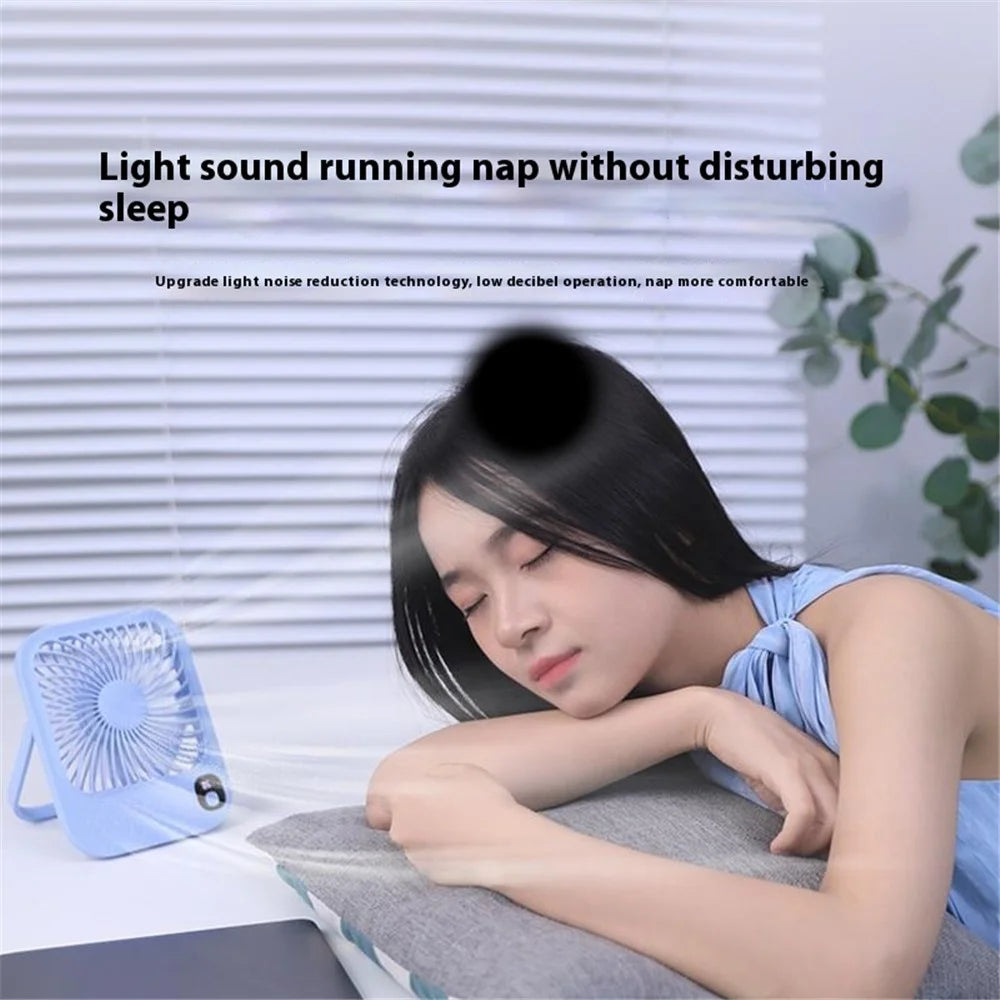 YOOBAO Y-F01P Portable Mini Fan 10000mAh Battery Powered 3 Speed Cooling Fan for Home / Travel Use - Blue - 3