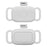 For Tile Pro (2024) Case Anti Drop Pet Tracker Silicone Protective Cover - Grey - 2