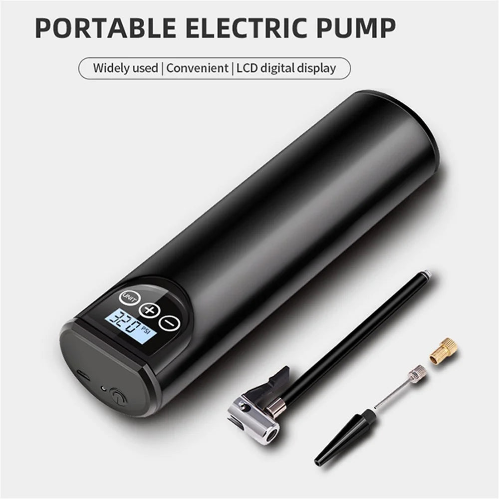 12V 150PSI Rechargeable Air Pump Tire Inflator Wireless Compressor Digital Car Tyre Pump for Car Bicycle Tire - 3