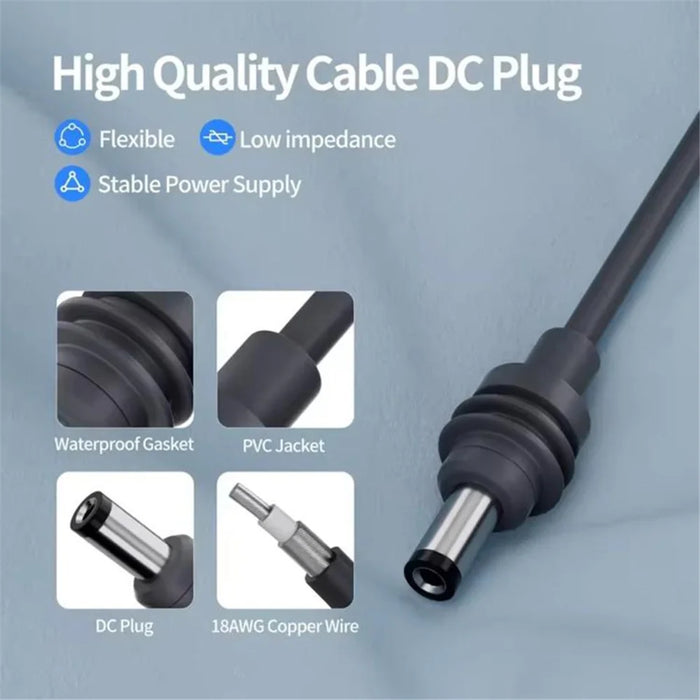 ONTEN SL202 Starlink Mini Cable Car Adapter 1m Mini DC Power Cable to Cigarette Charger Power Cable - 3