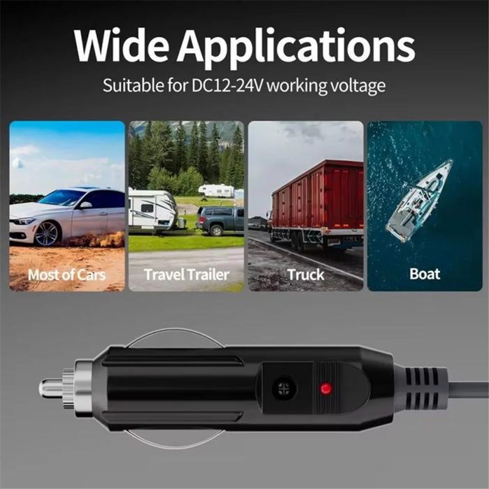ONTEN SL202 Starlink Mini Cable Car Adapter 1m Mini DC Power Cable to Cigarette Charger Power Cable - 6