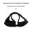 For JBL Flip 7 Speaker Silicone Case Portable Protective Cover with Shoulder Strap / Carabiner - Black - 4