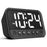 LLR104 Adjustable Volume Digital Alarm Clock USB Powered LED Display Desktop Clock with Snooze Function - White - 1
