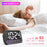 LLR104 Adjustable Volume Digital Alarm Clock USB Powered LED Display Desktop Clock with Snooze Function - White - 5