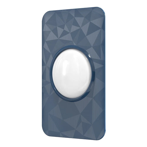 CP32 For AirTag Card Protector PC Wallet Holder Card Slim Tracker Locator Cover - Navy Blue - 1