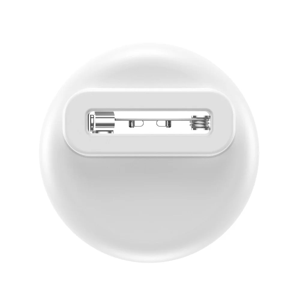 CS25 For AirTag Protective Case Clip Pin Waterproof Child Locator Anti-Lost Silicone Tracker Cover - White - 3