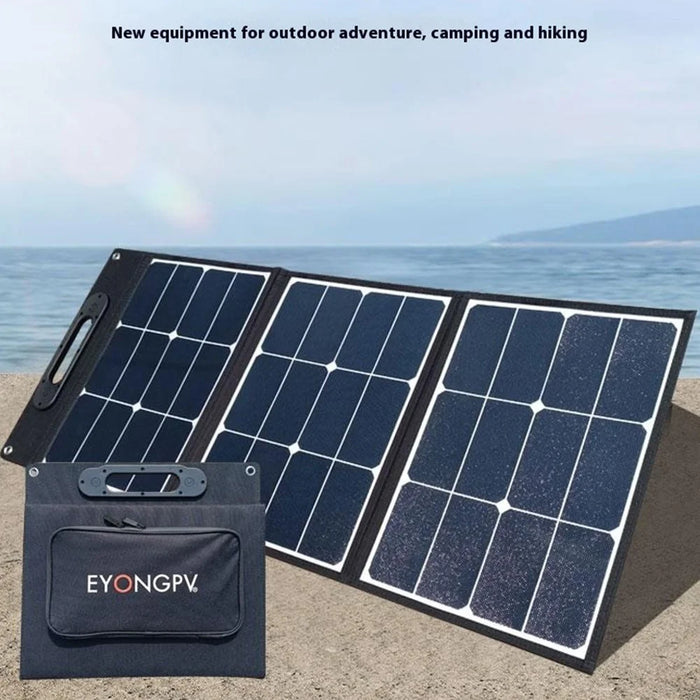 EYONGPV EYF100-18SP4 Solar Panel Charger for Smartphones 100W Super Fast Charge Foldable Outdoor Power - Black - 3