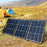 EYONGPV EYF100-18SP4 Solar Panel Charger for Smartphones 100W Super Fast Charge Foldable Outdoor Power - Black - 5