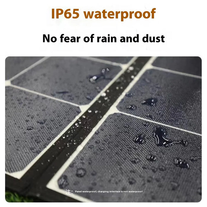 EYONGPV EYF100-18SP4 Solar Panel Charger for Smartphones 100W Super Fast Charge Foldable Outdoor Power - Black - 7