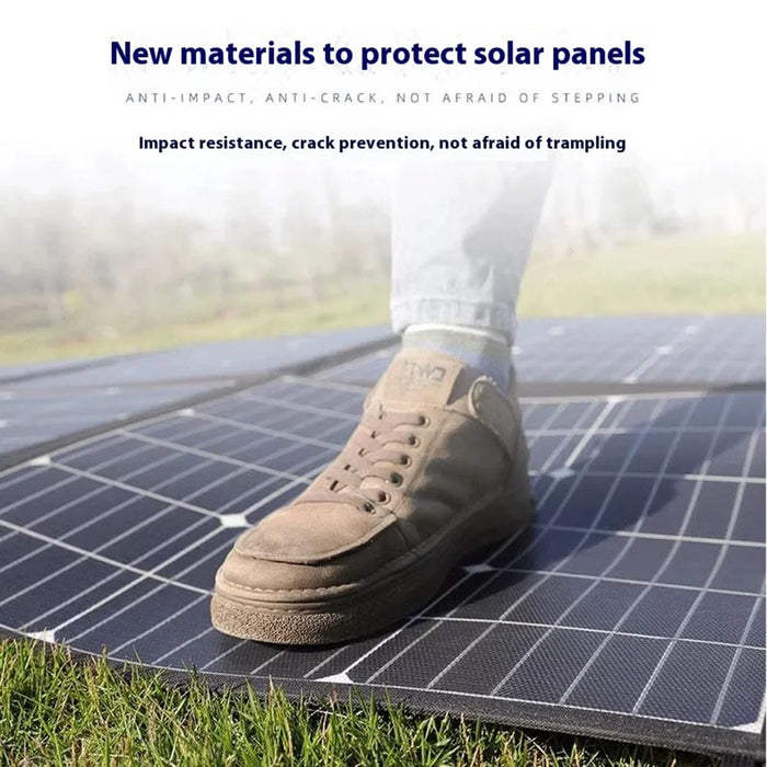 EYONGPV EYF300-18M6 Foldable Solar Charging Panel 300W Photovoltaic Monocrystalline Outdoor Power For RV Camping - Black 18V - 6