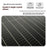EYONGPV 400W Foldable Solar Panel Monocrystalline Portable RV Camping Travel Emergency Outdoor Power - Black 18V - 2