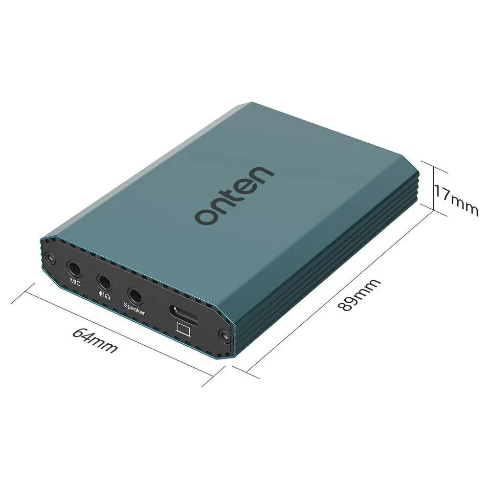 ONTEN OTN-332 4K 30FPS Video Capture Card HD Input Output 3.5mm Audio Input Output Adapter - 7