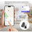 F08 Android Tracker Anti-Lost Finder Global Tracking Locator for Car Wallet Key Luggage Bag - White - 3