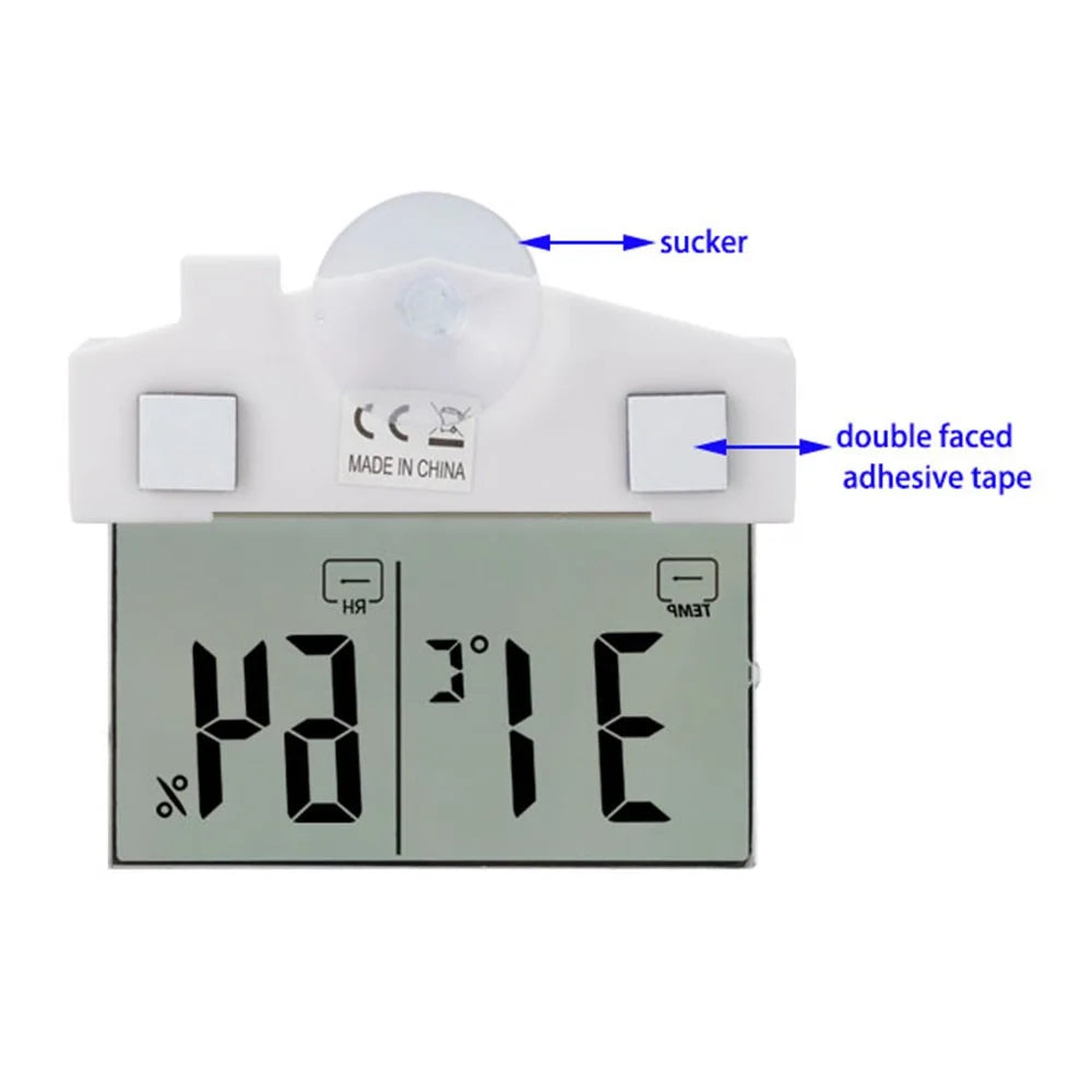 TS-H220 Digital Hygrometer Thermometer with Suction Cup Multifunction Temperature Humidity Monitor - 6