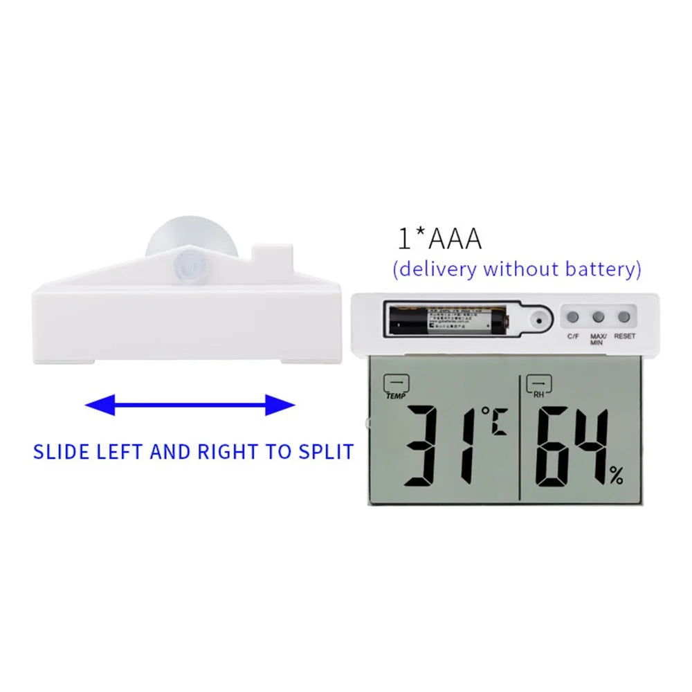 TS-H220 Digital Hygrometer Thermometer with Suction Cup Multifunction Temperature Humidity Monitor - 7