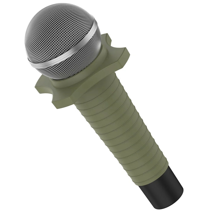 For Shure SM58 Microphone Silicone Case Mic Shield Protective Cover - Army Green - 3