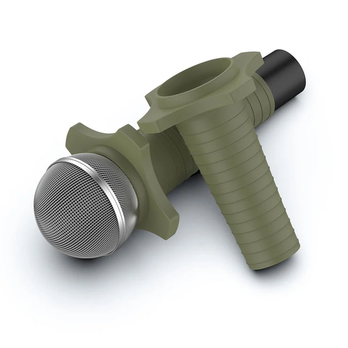 For Shure SM58 Microphone Silicone Case Mic Shield Protective Cover - Army Green - 5