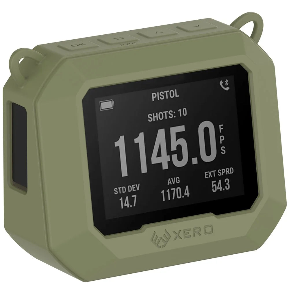 For Garmin Xero C1 Pro Silicone Case Chronograph Protective Cover - Army Green - 2