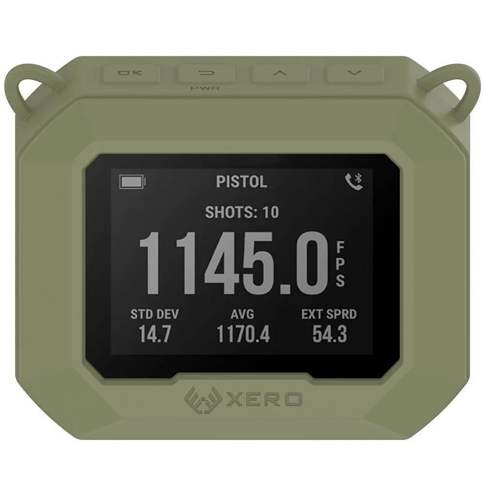For Garmin Xero C1 Pro Silicone Case Chronograph Protective Cover - Army Green - 3