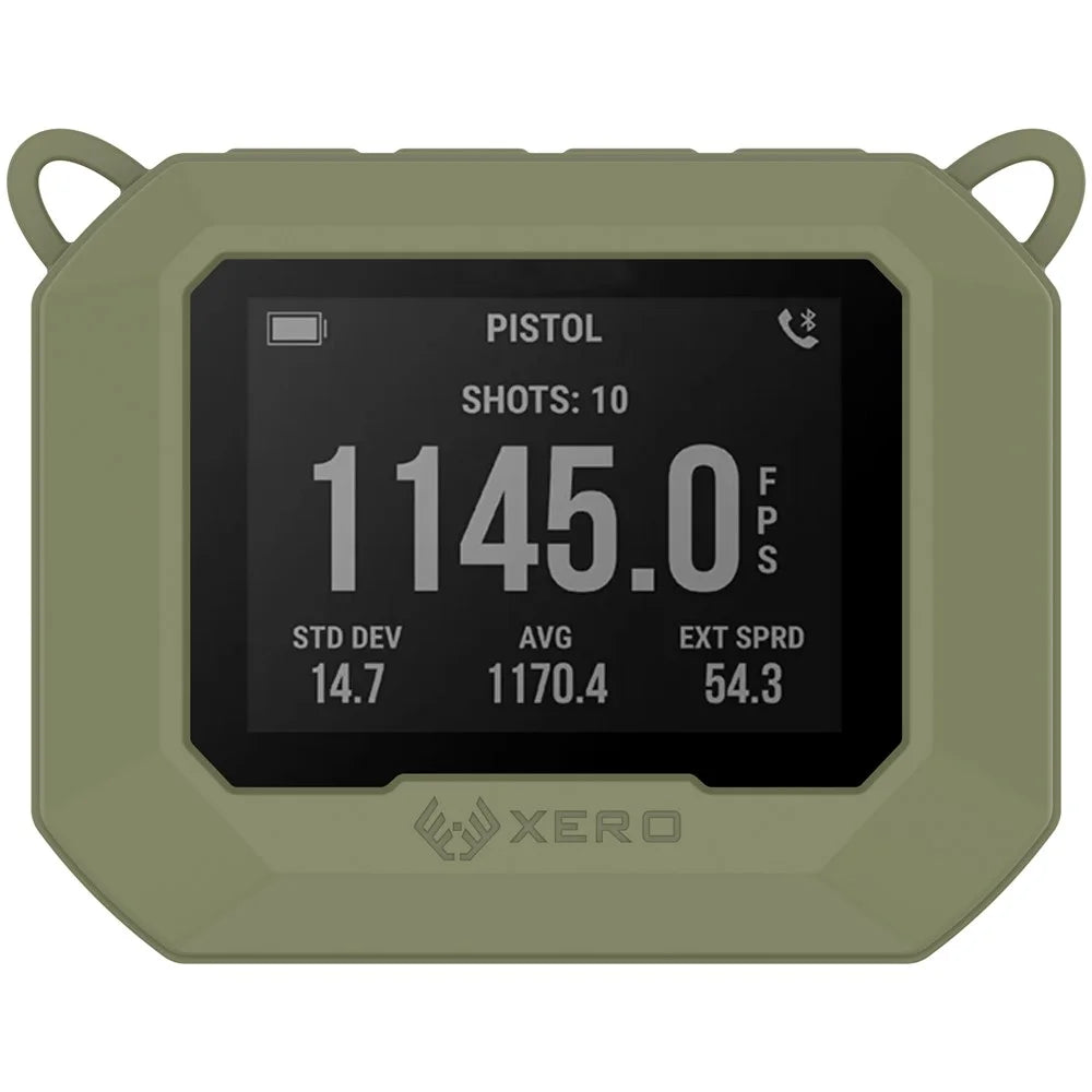 For Garmin Xero C1 Pro Silicone Case Chronograph Protective Cover - Army Green - 4