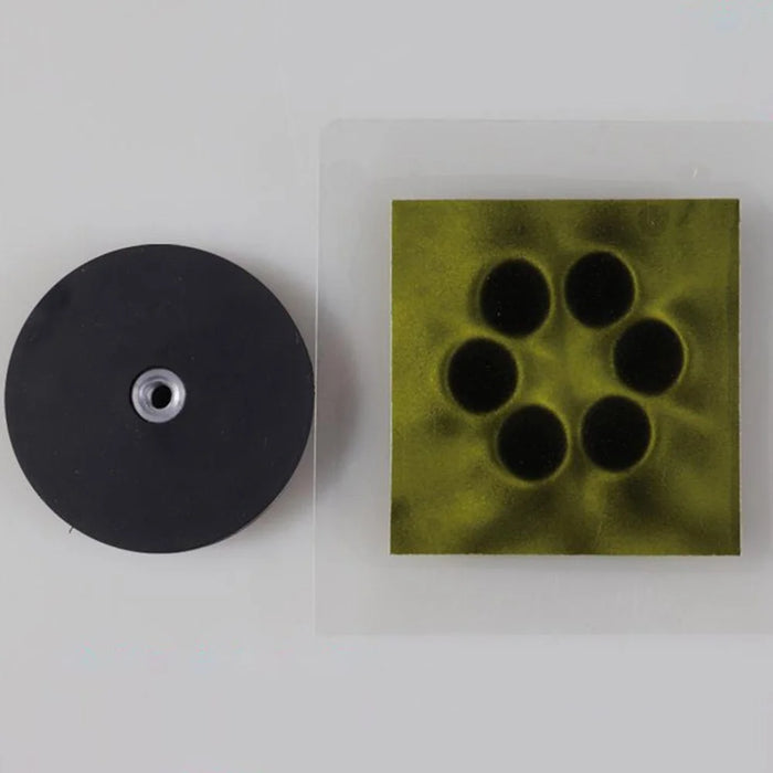 Magnetic Field Viewer Viewing Film 75mm x 75mm Card Magnet Detector Pattern Display - 7