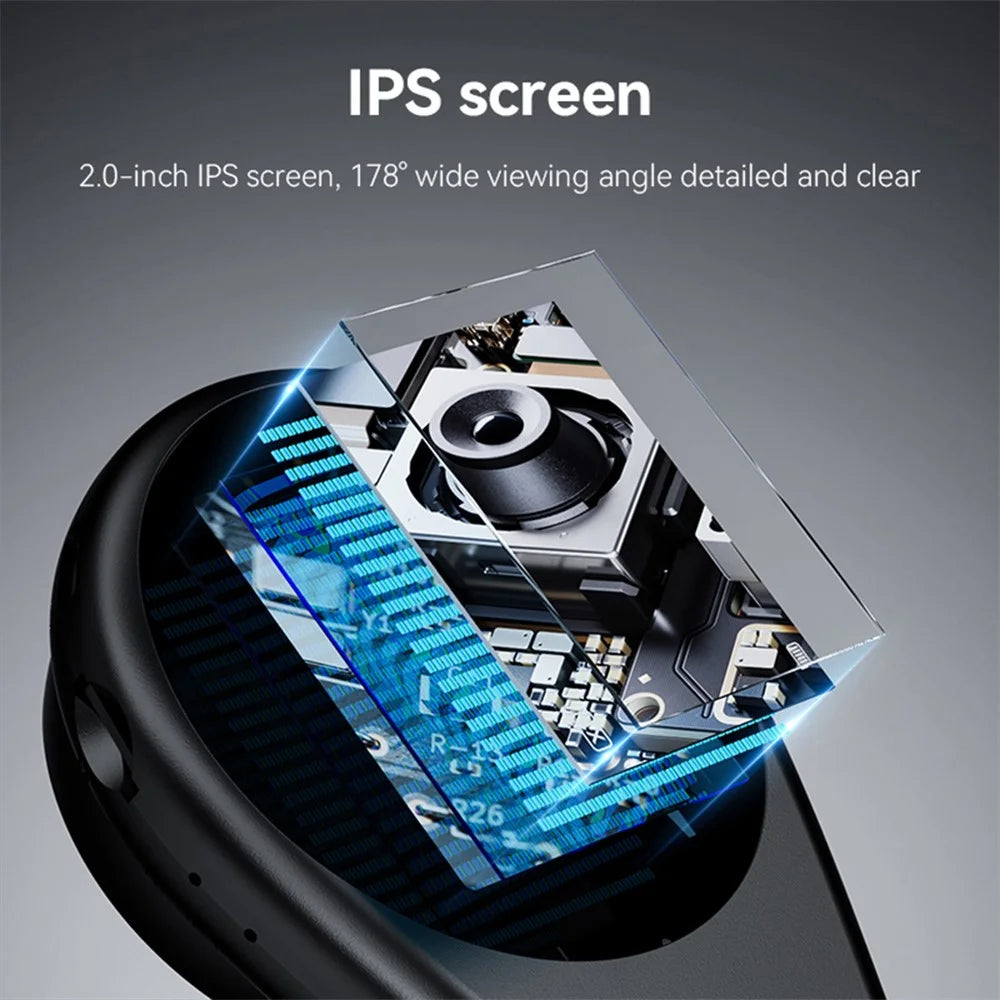 368 500X Magnification 2 Inch IPS Screen Handheld Digital Microscope for Inspection Repair - Black - 6