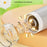 375 2 Inch IPS Screen 1000x Magnification Handheld Digital Microscope with LED Light for Children - Yellow - 4