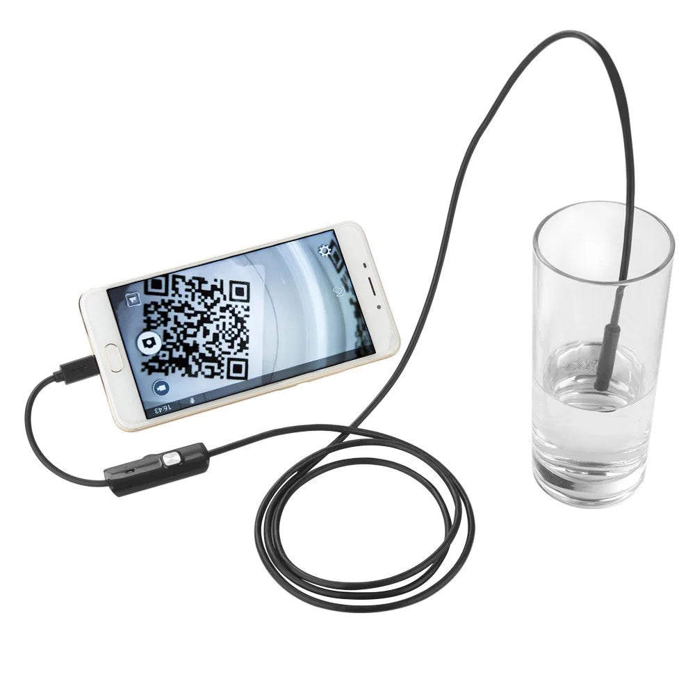 5.5mm Lens Waterproof Endoscope for Android Phone Industrial Inspection Camera with 1.5m Flexible Cable - 5